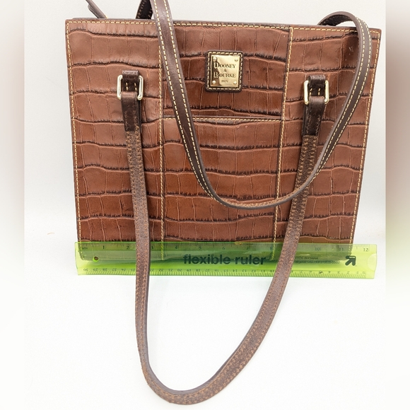 Dooney & Bourke Croco Charlotte Bag - Picture 5 of 13